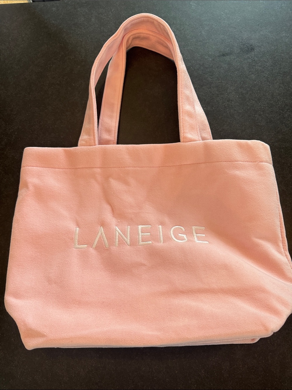 LANEIGE Light Pink Logo Tote Bag